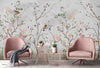 Extra Large Chinoiserie Floral Wallpaper, Birds Blossom Wall Mural, Custom Size, Luxury, Modern Wall Paper, Non - Pasted, Washable, Removable - Adawall Wallpaper - Registered Trade Accounts Only, Wallpaper Wholesale Account - A324-1 - Adawall Wholesale - Wallpaper Wholesaler