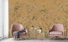 Extra Large Chinoiserie Floral Wallpaper, Birds Blossom Yellow Wall Mural, Custom Size, Luxury, Modern Wall Paper, Non - Pasted, Washable, Removable (Copy) - Adawall Wallpaper - Registered Trade Accounts Only, Wallpaper Wholesale Account - A324-3 - Adawall Wholesale - Wallpaper Wholesaler