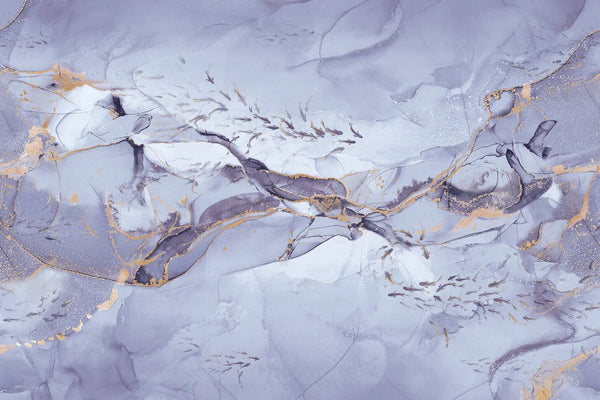 Fish Wall Mural, Purple Japan Koi Pond Fish Wallpaper, Elegant Abstract Stone Wall Covering, Removable, Modern, Non - Pasted, Stylish - Adawall Wallpaper - Registered Trade Accounts Only, Wallpaper Wholesale Account - FJ320-3 - Adawall Wholesale - Wallpaper Wholesaler