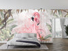 Flamingos Wallpaper, Fern Leaves Mural, Oversized Custom Size Wall Art, Non - Woven, Non - Adhesive, Modern Wall Paper, Removable - Adawall Wallpaper - Registered Trade Accounts Only, Wallpaper Wholesale Account - W77805 - Adawall Wholesale - Wallpaper Wholesaler
