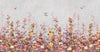 Floral Blossoms Wallpaper, Yellow Flowers Birds Wall Mural, Oversized Custom Size Wall Art, Non - Woven, Non - Adhesive, Modern Wall Paper, Removable - Adawall Wallpaper - Registered Trade Accounts Only, Wallpaper Wholesale Account - SE320-2 - Adawall Wholesale - Wallpaper Wholesaler