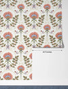 Floral Wallpaper, Boho Mural, Oversized Custom Size Wall Art, Non - Woven, Non - Adhesive, Modern Wall Paper, Removable - Adawall Wallpaper - Registered Trade Accounts Only, Wallpaper Wholesale Account - W77529 - Adawall Wholesale - Wallpaper Wholesaler