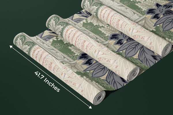 Floral Wallpaper, Patchwork Mural, Oversized Custom Size Wall Art, Non - Woven, Non - Adhesive, Modern Wall Paper, Removable - Adawall Wallpaper - Registered Trade Accounts Only, Wallpaper Wholesale Account - W77866 - Adawall Wholesale - Wallpaper Wholesaler