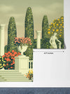 Flower Beds Wallpaper, Terrace in the Park Mural, Oversized Custom Size Wall Art, Non - Woven, Non - Adhesive, Modern Wall Paper, Removable - Adawall Wallpaper - Registered Trade Accounts Only, Wallpaper Wholesale Account - W77765 - Adawall Wholesale - Wallpaper Wholesaler