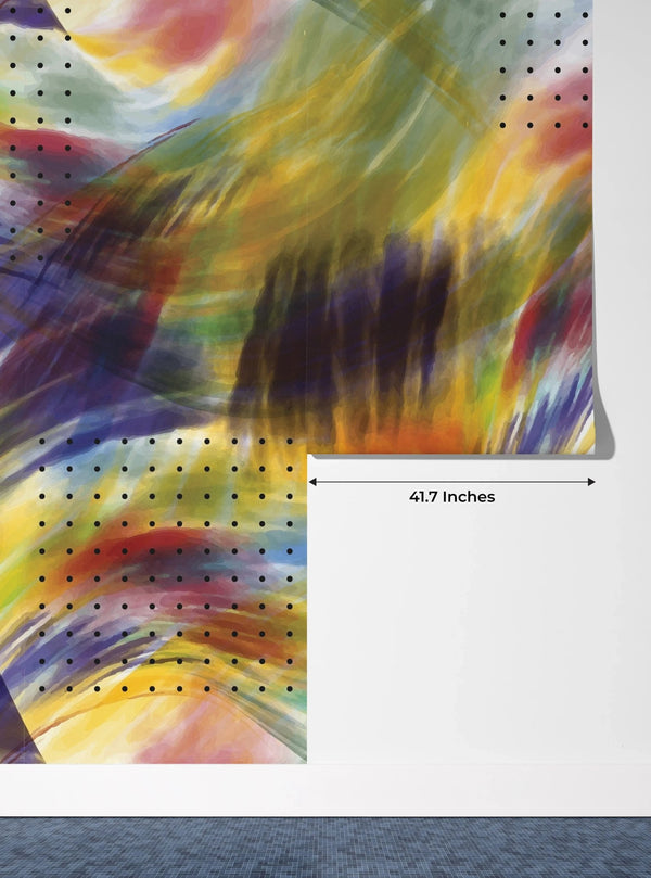 Futuristic Colorful Wallpaper, Seamless Pattern Mural, Oversized Custom Size Wall Art, Non - Woven, Non - Adhesive, Modern Wall Paper, Removable - Adawall Wallpaper - Registered Trade Accounts Only, Wallpaper Wholesale Account - W78177 - Adawall Wholesale - Wallpaper Wholesaler