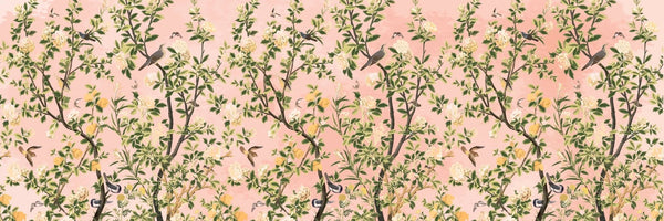 Garden of Peonies Wallpaper, Birds, Floral Mural, Oversized Custom Size Wall Art, Non - Woven, Non - Adhesive, Modern Wall Paper, Removable - Adawall Wallpaper - Registered Trade Accounts Only, Wallpaper Wholesale Account - W78000 - Adawall Wholesale - Wallpaper Wholesaler