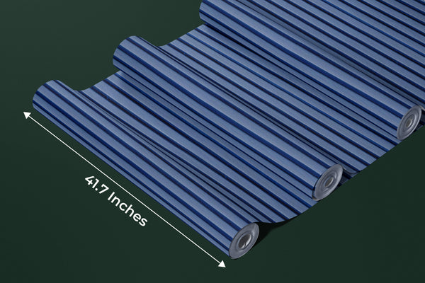 WPC Wood Wallpaper, Lite Blue Mural, Oversized Custom Size Wall Art, Non-Woven, Non-Adhesive, Modern Wall Paper, Removable