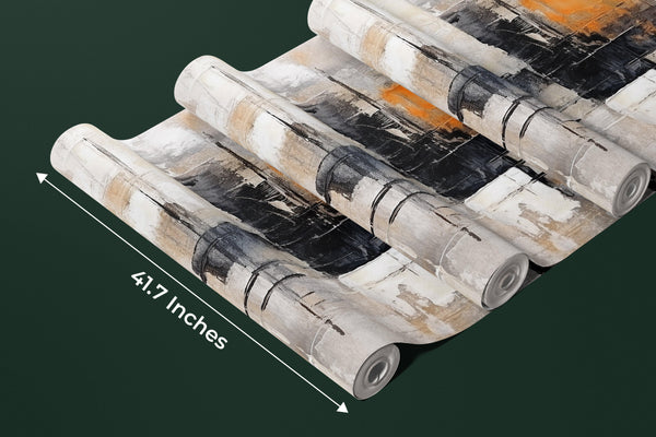 Abstract Art Wallpaper, Watercolor Mural, Oversized Custom Size Wall Art, Non-Woven, Non-Adhesive, Modern Wall Paper, Removable