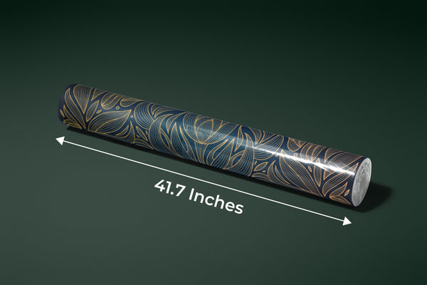 Art Deco Wallpaper, Wavy Flower Mural, Oversized Custom Size Wall Art, Non-Woven, Non-Adhesive, Modern Wall Paper, Removable