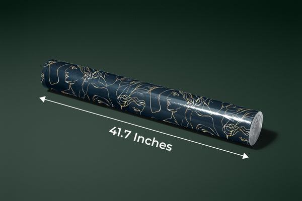 Antique Marble Statues Wallpaper, Seamless Pattern Mural, Oversized Custom Size Wall Art, Non-Woven, Non-Adhesive, Modern Wall Paper, Removable