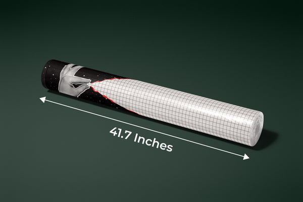 Hand Pulls a Sheet of Checkered Paper Wallpaper, Outer Space Background Mural, Oversized Custom Size Wall Art, Non-Woven, Non-Adhesive, Modern Wall Paper, Removable