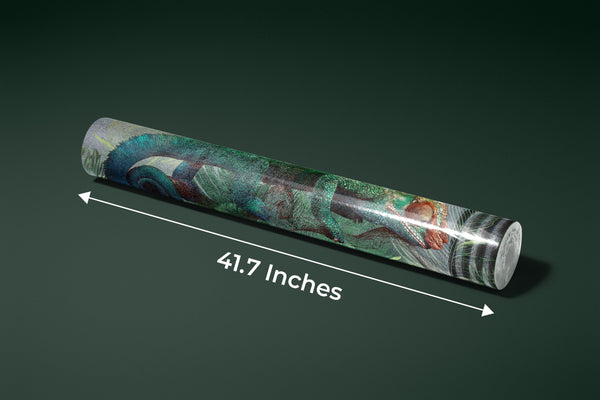 Tropical Leaves Wallpaper, Chameleon Background Mural, Oversized Custom Size Wall Art, Non-Woven, Non-Adhesive, Modern Wall Paper, Removable