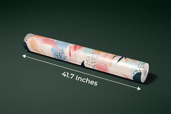 Pastel Abstract Summer Wallpaper, Seamless Pattern Mural, Oversized Custom Size Wall Art, Non-Woven, Non-Adhesive, Modern Wall Paper, Removable