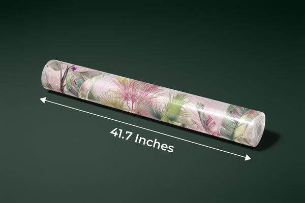 Tropical Forest, Pastel Colors Wallpaper, Leaves and Trees Mural, Oversized Custom Size Wall Art, Non-Woven, Non-Adhesive, Modern Wall Paper, Removable