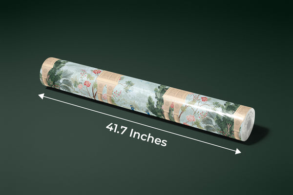 Traditional Mughal Garden Wallpaper, Peacock, Arch Mural, Oversized Custom Size Wall Art, Non-Woven, Non-Adhesive, Modern Wall Paper, Removable