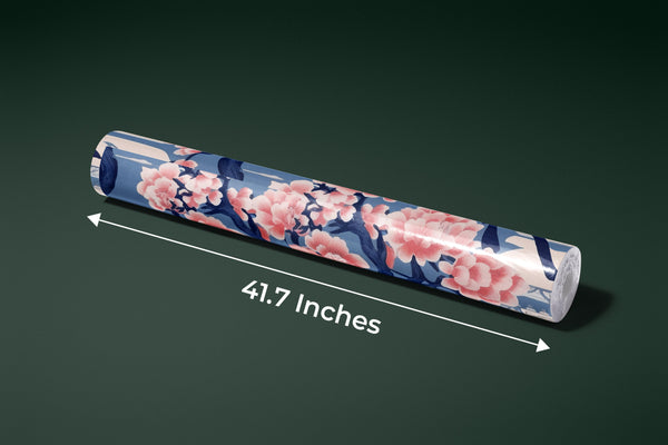 Traditional Japanese Kimono Wallpaper, Sakura Pattern Mural, Oversized Custom Size Wall Art, Non-Woven, Non-Adhesive, Modern Wall Paper, Removable