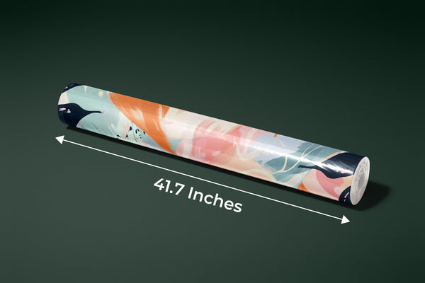 Pastel Abstract Summer Wallpaper, Seamless Pattern Mural, Oversized Custom Size Wall Art, Non-Woven, Non-Adhesive, Modern Wall Paper, Removable