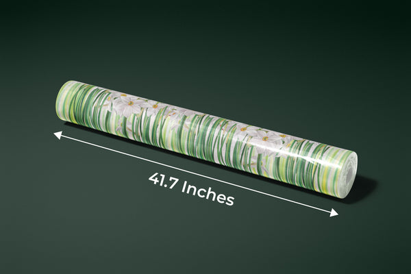 Daffodils Wallpaper, Floral Mural, Oversized Custom Size Wall Art, Non-Woven, Non-Adhesive, Modern Wall Paper, Removable