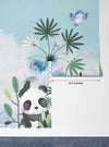Cute Animals Wallpaper, Forest Mural, Oversized Custom Size Wall Art, Non-Woven, Non-Adhesive, Modern Wall Paper, Removable