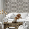 Geometric Wallpaper, 3D Embossed Modern Flocked Wallcovering, Gray Fabric Touch Contemporary Washable, Extra Large 177 sq ft Roll - Adawall Wallpaper - Registered Trade Accounts Only, Wallpaper Wholesale Account - 1502-5 - Adawall Wholesale - Wallpaper Wholesaler