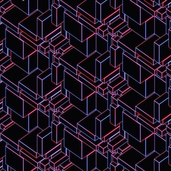 Glowing Futuristic Wallpaper, Abstract Geometric Mural, Oversized Custom Size Wall Art, Non - Woven, Non - Adhesive, Modern Wall Paper, Removable - Adawall Wallpaper - Registered Trade Accounts Only, Wallpaper Wholesale Account - W77642 - Adawall Wholesale - Wallpaper Wholesaler
