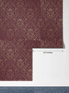 Gold Art Deco Wallpaper, Dark Red Background Mural, Oversized Custom Size Wall Art, Non - Woven, Non - Adhesive, Modern Wall Paper, Removable - Adawall Wallpaper - Registered Trade Accounts Only, Wallpaper Wholesale Account - W77804 - Adawall Wholesale - Wallpaper Wholesaler