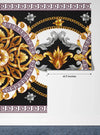 Golden Baroque Wallpaper, Black Background Mural, Oversized Custom Size Wall Art, Non - Woven, Non - Adhesive, Modern Wall Paper, Removable - Adawall Wallpaper - Registered Trade Accounts Only, Wallpaper Wholesale Account - W77691 - Adawall Wholesale - Wallpaper Wholesaler