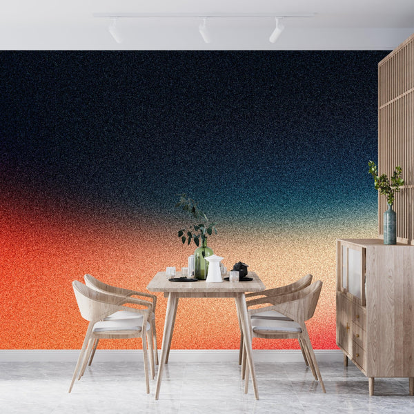 Grainy Blue and Red Wallpaper, Abstract Mural, Oversized Custom Size Wall Art, Non - Woven, Non - Adhesive, Modern Wall Paper, Removable - Adawall Wallpaper - Registered Trade Accounts Only, Wallpaper Wholesale Account - W77620 - Adawall Wholesale - Wallpaper Wholesaler