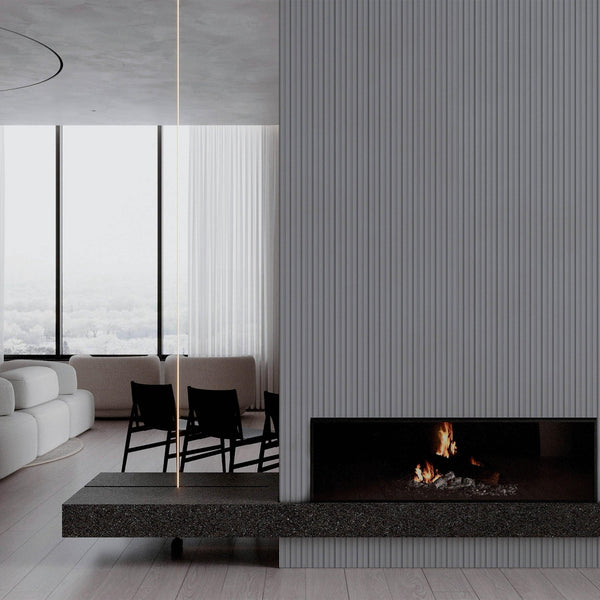 Gray Wall Panel, PS Wall Home Decoration Panel - Premium Quality - Adawall Wallpaper - Registered Trade Accounts Only, Wallpaper Wholesale Account - APS209 - Adawall Wholesale - Wallpaper Wholesaler
