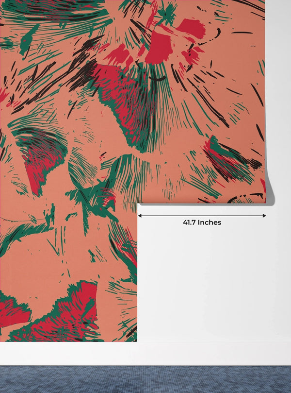 Hand Drawn Abstract Wallpaper, Seamless Pattern Mural, Oversized Custom Size Wall Art, Non - Woven, Non - Adhesive, Modern Wall Paper, Removable - Adawall Wallpaper - Registered Trade Accounts Only, Wallpaper Wholesale Account - W78185 - Adawall Wholesale - Wallpaper Wholesaler