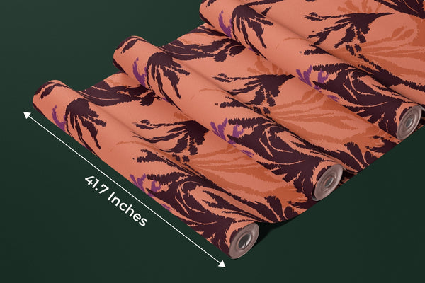 Hand Drawn Leaf Wallpaper, Seamless Pattern Mural, Oversized Custom Size Wall Art, Non - Woven, Non - Adhesive, Modern Wall Paper, Removable - Adawall Wallpaper - Registered Trade Accounts Only, Wallpaper Wholesale Account - W78179 - Adawall Wholesale - Wallpaper Wholesaler