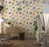Horses, Clouds, Flowers Wallpaper, Sweet Seamless Pattern Mural, Oversized Custom Size Wall Art, Non - Woven, Non - Adhesive, Modern Wall Paper, Removable - Adawall Wallpaper - Registered Trade Accounts Only, Wallpaper Wholesale Account - W77539 - Adawall Wholesale - Wallpaper Wholesaler