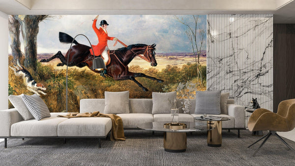 Hunting Wallpaper, Clearing Ditch Mural, Oversized Custom Size Wall Art, Non - Woven, Non - Adhesive, Modern Wall Paper, Removable - Adawall Wallpaper - Registered Trade Accounts Only, Wallpaper Wholesale Account - W77668 - Adawall Wholesale - Wallpaper Wholesaler