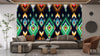 Ikat Ethnic Wallpaper, Abstract Mexican Mural, Oversized Custom Size Wall Art, Non - Woven, Non - Adhesive, Modern Wall Paper, Removable - Adawall Wallpaper - Registered Trade Accounts Only, Wallpaper Wholesale Account - W77871 - Adawall Wholesale - Wallpaper Wholesaler