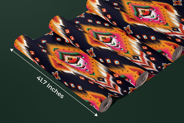 Ikat Ethnic Wallpaper, Abstract Mural, Oversized Custom Size Wall Art, Non - Woven, Non - Adhesive, Modern Wall Paper, Removable - Adawall Wallpaper - Registered Trade Accounts Only, Wallpaper Wholesale Account - W77869 - Adawall Wholesale - Wallpaper Wholesaler