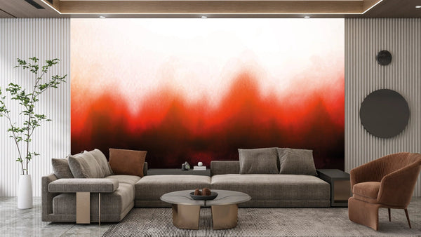 Ink Painting Dark Fire Wallpaper, Traditional Japanese Mural, Oversized Custom Size Wall Art, Non - Woven, Non - Adhesive, Modern Wall Paper, Removable - Adawall Wallpaper - Registered Trade Accounts Only, Wallpaper Wholesale Account - W77616 - Adawall Wholesale - Wallpaper Wholesaler