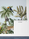 Jungle Animals Wallpaper, Flowers Mural, Oversized Custom Size Wall Art, Non - Woven, Non - Adhesive, Modern Wall Paper, Removable - Adawall Wallpaper - Registered Trade Accounts Only, Wallpaper Wholesale Account - W77660 - Adawall Wholesale - Wallpaper Wholesaler