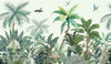 Jungle Palms Wallpaper, Birds Mural, Oversized Custom Size Wall Art, Non - Woven, Non - Adhesive, Modern Wall Paper, Removable - Adawall Wallpaper - Registered Trade Accounts Only, Wallpaper Wholesale Account - W77776 - Adawall Wholesale - Wallpaper Wholesaler