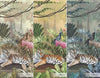 jungle Tigers Wall Mural, Yellow Nature Forest Theme Wallpaper, Custom Large Wall Mural, Non - Adhesive, Washable, Removable Wall Paper, Birds, Non - Woven Back - Adawall Wallpaper - Registered Trade Accounts Only, Wallpaper Wholesale Account - A311-2 - Adawall Wholesale - Wallpaper Wholesaler