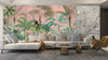 Jungle Wallpaper, Pink Sky Mural, Oversized Custom Size Wall Art, Non - Woven, Non - Adhesive, Modern Wall Paper, Removable - Adawall Wallpaper - Registered Trade Accounts Only, Wallpaper Wholesale Account - W77709 - Adawall Wholesale - Wallpaper Wholesaler