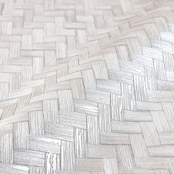 Jute Basket Weave Chevron Wallpaper, Ivory 3D Deep Embossed Non - Woven Braided Geometric Pattern - Adawall Wallpaper - Registered Trade Accounts Only, Wallpaper Wholesale Account - 1511-1 - Adawall Wholesale - Wallpaper Wholesaler