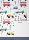 Kids Colorful Cars Wallpaper, Seamless Pattern Mural, Oversized Custom Size Wall Art, Non - Woven, Non - Adhesive, Modern Wall Paper, Removable - Adawall Wallpaper - Registered Trade Accounts Only, Wallpaper Wholesale Account - W78018 - Adawall Wholesale - Wallpaper Wholesaler