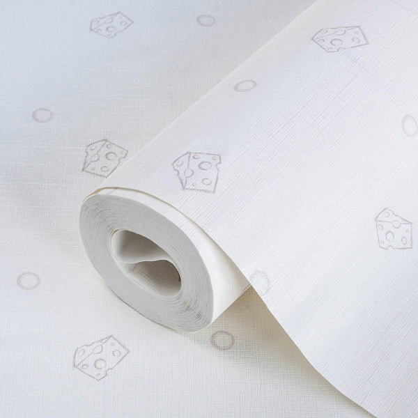 Kids Room Cheese Textured Wallpaper, Light Color White, Boys Girls Bedroom Wallpaper, Nursery Wallpaper, 114 sq ft Roll, Kids Bathroom - Adawall Wallpaper - Registered Trade Accounts Only, Wallpaper Wholesale Account - 8926-1 - Adawall Wholesale - Wallpaper Wholesaler