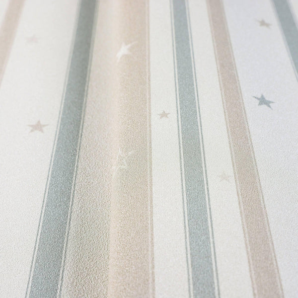 Kids Room Striped Textured Wallpaper, Colorful, Boys Girls Bedroom Wallpaper, Nursery Wallpaper, 114 sq ft Roll, Kids Bathroom Wallpaper - Walloro High End Wallcoverings & More