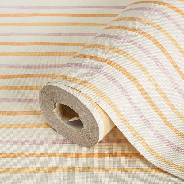 Kids Room Textured Wallpaper, Striped Wallpaper, Girls Boys Bedroom Wall Paper, Nursery Wallcovering, 114 sq ft, Yellow, Washable, Durable - Adawall Wallpaper - Registered Trade Accounts Only, Wallpaper Wholesale Account - 8906-2 - Adawall Wholesale - Wallpaper Wholesaler