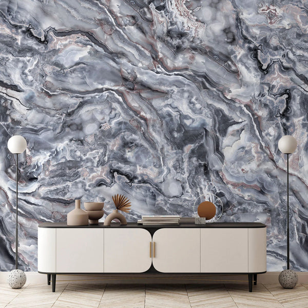 Large Marble Wall Mural, Marbled Wall Paper, Oversized Wall Art, Non - Woven, Non - Pasted, Removable, Large Abstract Wall Print Art - Adawall Wallpaper - Registered Trade Accounts Only, Wallpaper Wholesale Account - FJ319-3 - Adawall Wholesale - Wallpaper Wholesaler