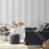 Large Striped Wallpaper, Rich Textured Wallcovering, Traditional, White Blue Color, Extra Wide 114 sq ft Roll, Washable Coastal Beach House - Adawall Wallpaper - Registered Trade Accounts Only, Wallpaper Wholesale Account - 4709-2 - Adawall Wholesale - Wallpaper Wholesaler