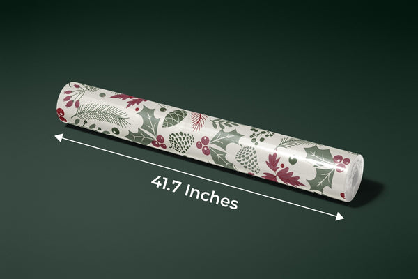 Leaves and Berries Wallpaper, Seamless Pattern Mural, Oversized Custom Size Wall Art, Non - Woven, Non - Adhesive, Modern Wall Paper, Removable - Adawall Wallpaper - Registered Trade Accounts Only, Wallpaper Wholesale Account - W78029 - Adawall Wholesale - Wallpaper Wholesaler