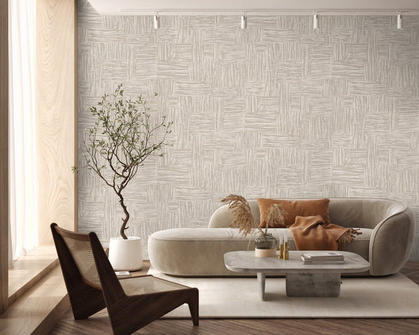 Light Beige Muse Brush Stroke Textured Wallpaper, Modern Minimalist Wall Covering, Neutral Shimmer Wall Decor - Adawall Wallpaper -Registered Trade Accounts Only, Wallpaper Wholesale Account - 25101-3 - Adawall Wholesale - Wallpaper Wholesaler