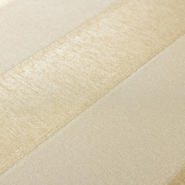 Light Beige Timeless Bold Striped Wallpaper, Flocked Textured Velvet Feeling Thick Lines Wallcovering - Walloro High End Wallcoverings & More